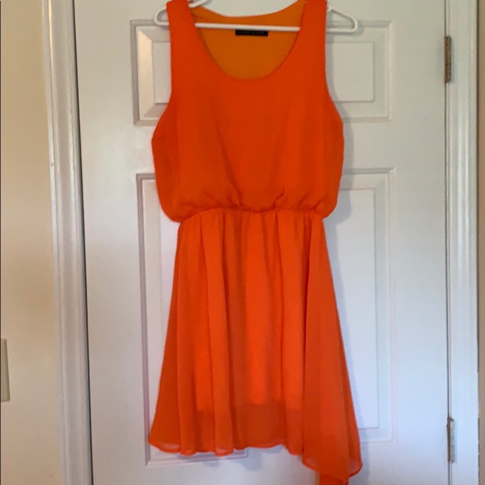 Orange Peaches & Cream Dress